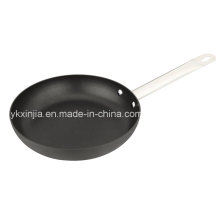 24cm Aluminum Hard Anodized Fry Pan with Stainess Steel Handle